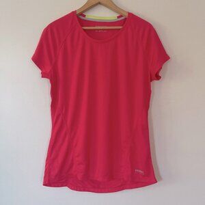 Running Room Pink Active Running Jogging Reflective T-shirt Top Size XL bin 2Q